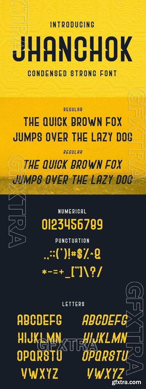 Jhanchok Condensed Font BUX5V8Y