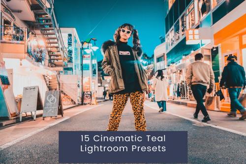 15 Cinematic Teal Lightroom Presets