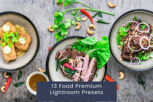 13 Food Premium Lightroom Presets