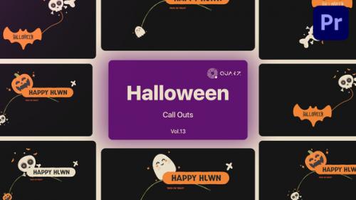 Videohive - Halloween Call Outs for Premiere Pro Vol. 13 - 48439476 - 48439476