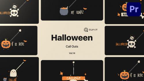 Videohive - Halloween Call Outs for Premiere Pro Vol. 14 - 48439487 - 48439487