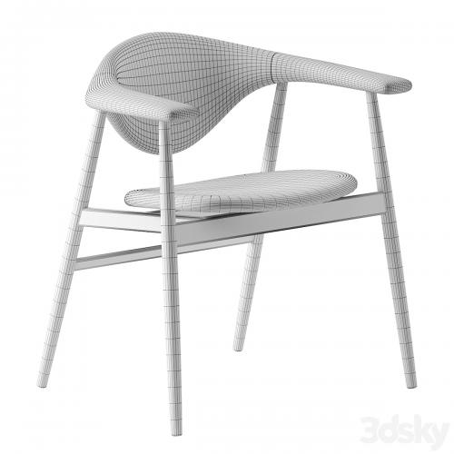 Masculo Dining Chair by Gubi