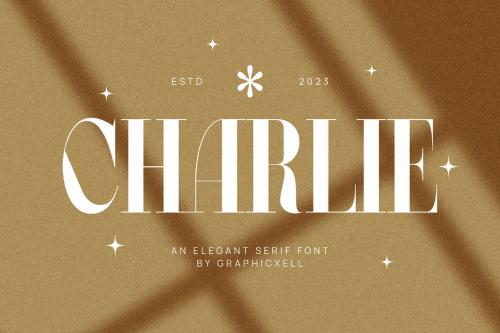 Charlie Elegant Serif Font Typeface