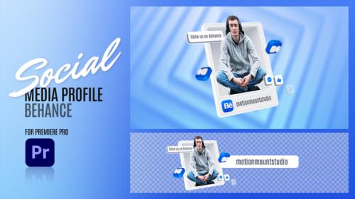 Videohive - Social Media Profile Behance - Premiere Pro - 48439800 - 48439800