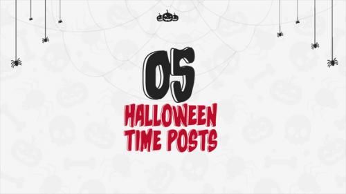 Videohive - Halloween Time Posts - 48439826 - 48439826