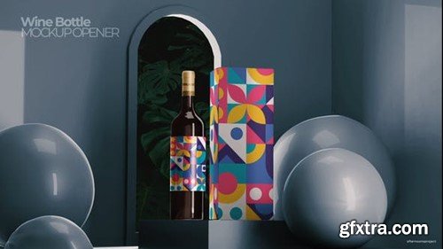 Videohive Wine Bottle Packaging 48973107