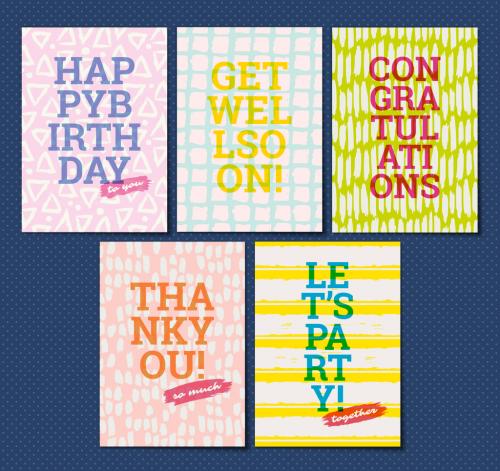 Assorted Greeting Cards Set - 178369722