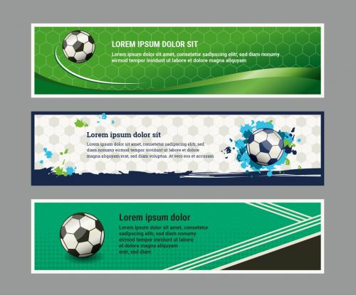 Soccer Banner Set - 178389228