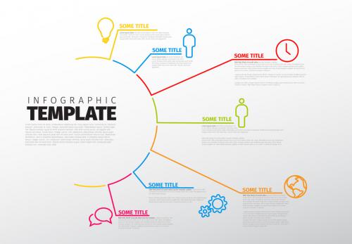 Radiating Icons Infographic Layout - 182433611