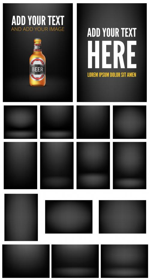 Black Studio Product Background - 182466968