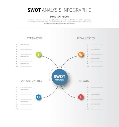 SWOT Analysis Infographic 1 - 182627023