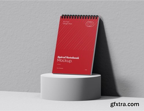 Spiral Book Notepad Cover Mockups WLY2V2F