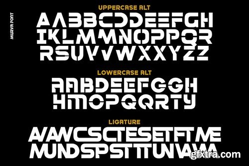 Murva - Expanded Font BER8X2Q