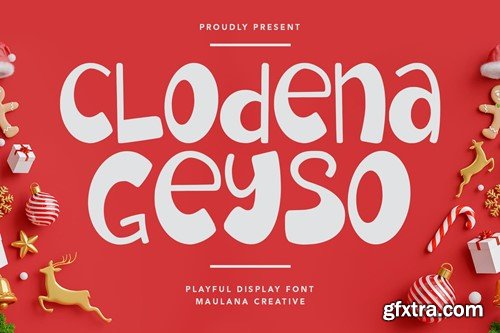 Clodena Geyso Playful Display Font 3ZBLPM9