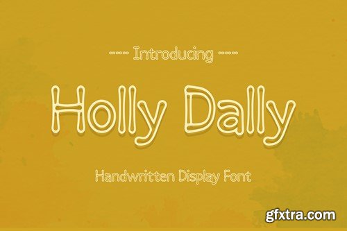 Holly Dally Handwritten Display XLKZNC6