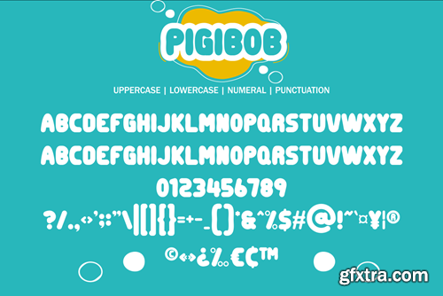 Pigibob - Bubble Style Font BEQS9Q7