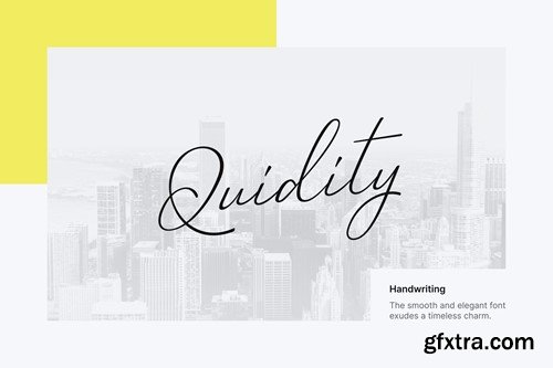 Quidity - Handwriting Typeface Y5SVXWU