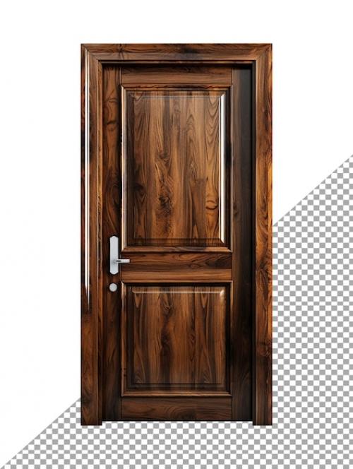 Premium PSD | A in house door with transparent background Premium PSD