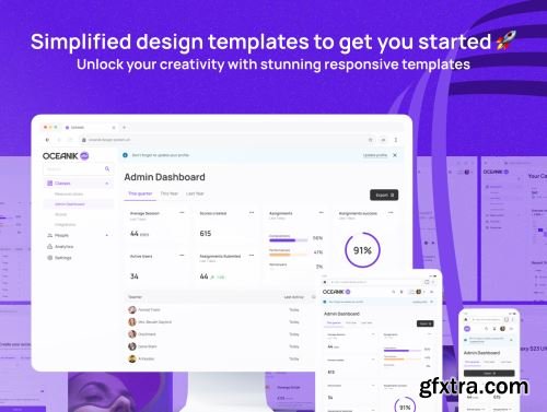 Oceanik - Advanced Design System for Figma Ui8.net