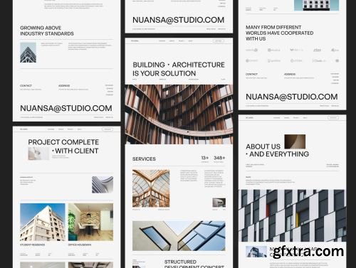 Nuansa - Architecture Website Template Ui8.net