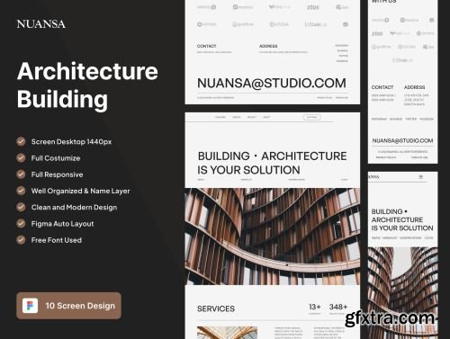 Nuansa - Architecture Website Template Ui8.net