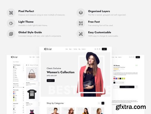 Shopping Ecommerce Web UI Kit Ui8.net