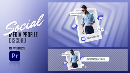 Videohive - Social Media Profile Discord - Premiere Pro - 48450098 - 48450098