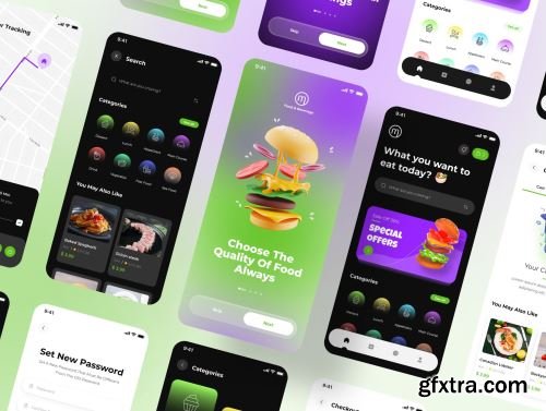 MILLIO - Food & Beverage App UI Kits Ui8.net