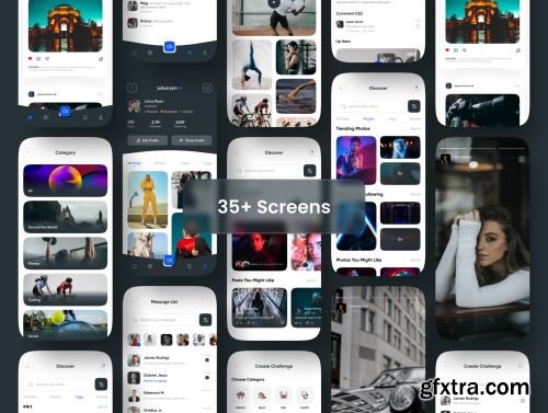 MIMI - Social Media App UI Kit Ui8.net