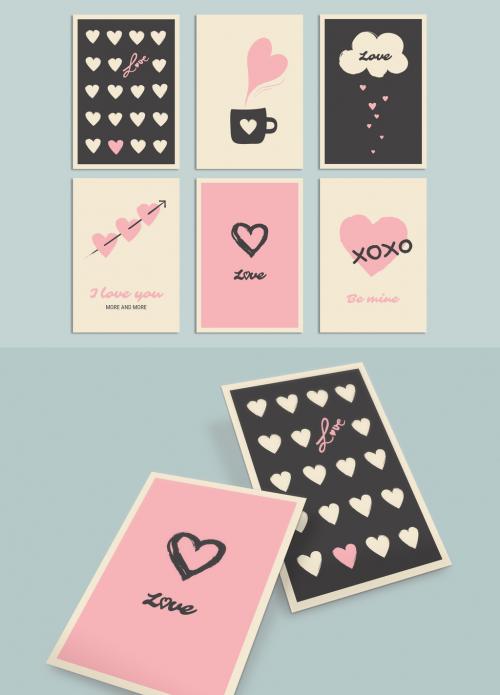 Romantic Greeting Card Set - 185405407