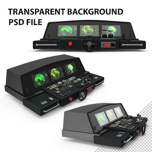 Premium PSD | Yacht control panel png Premium PSD