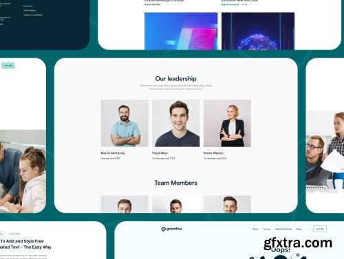 Growthus - Agency Website Template Ui8.net