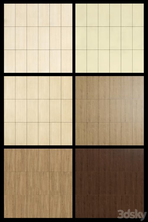 Acoustic decorative panels 6 kinds, set 4