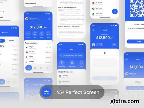 Paymoon - Finance App UI KIT Ui8.net