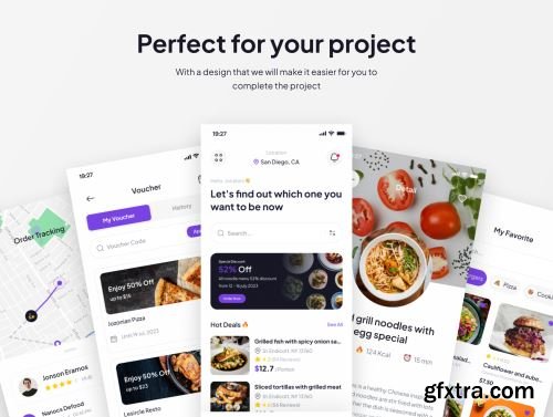 Mamam - Food Delivery App UI Kit Ui8.net