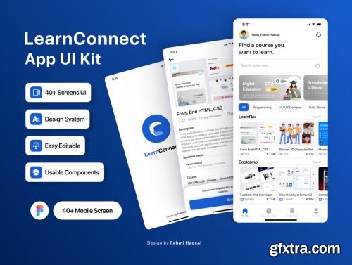 LearnConnect - Mobile App UI Kit Ui8.net