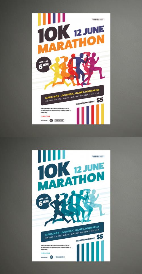 Marathon Flyer Layout - 187396780