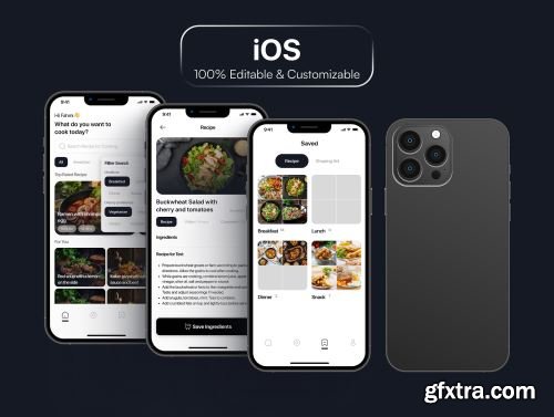 Food Recipe - CookNice Mobile App iOS UI Kit Ui8.net