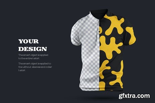 Mockup Polo in 3D style WE3L2LB