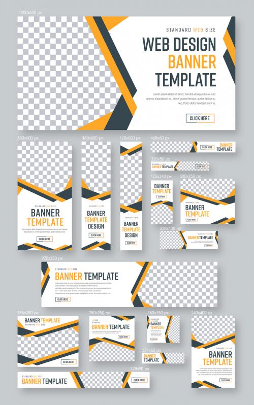 Web Banner Layout Set 3 - 187795167