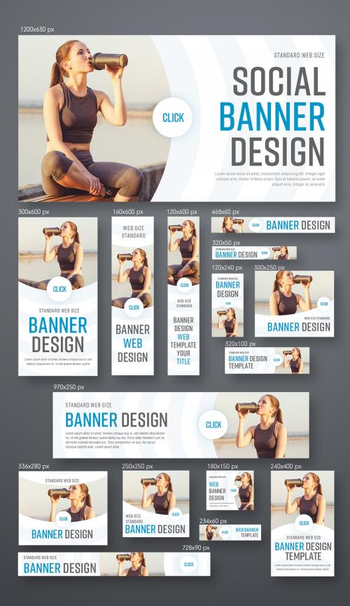 Web Banner Layout Set 4 - 187795430