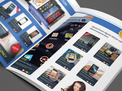 Electronics Products Catalog Brochure Template