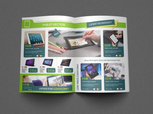 Electronics Products Catalog Brochure Template