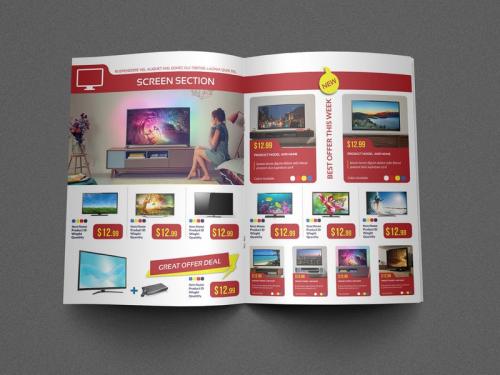 Electronics Products Catalog Brochure Template