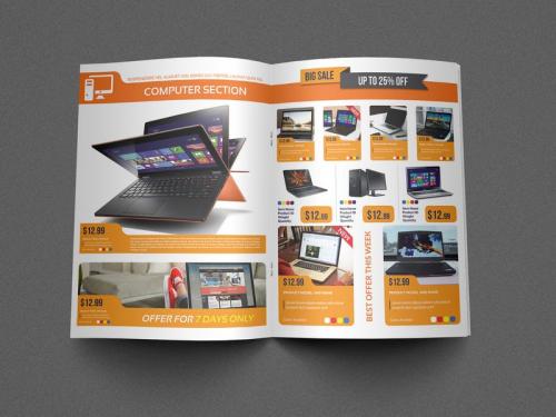 Electronics Products Catalog Brochure Template