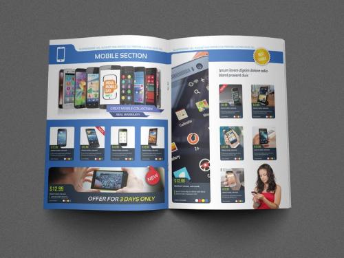 Electronics Products Catalog Brochure Template