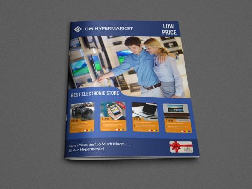 Electronics Products Catalog Brochure Template