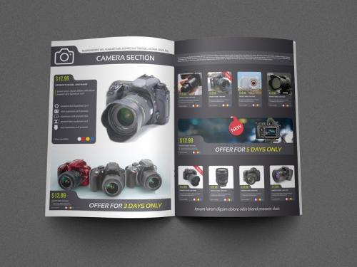 Electronics Products Catalog Brochure Template