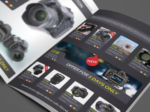 Electronics Products Catalog Brochure Template