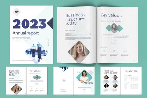 Business Annual Report Layout